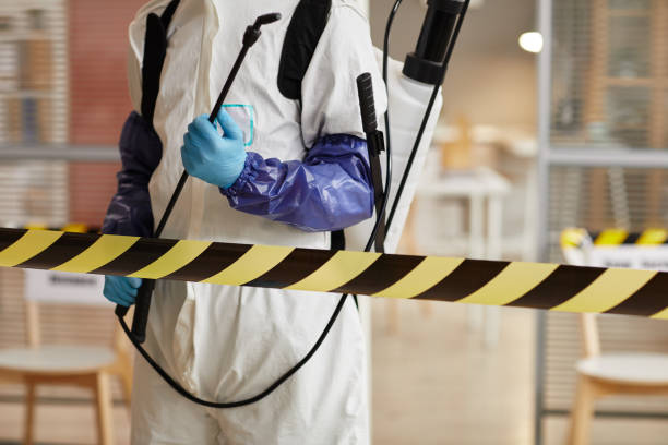 Professional Infectious Disease Decontamination technician working in Pollock Pines, CA